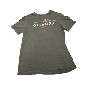 The Nike Tee Black Orlando FL Lifeline Swoosh Graphic T Shirt Size XL Cotton